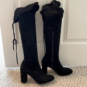 Thigh High Heeled Boots